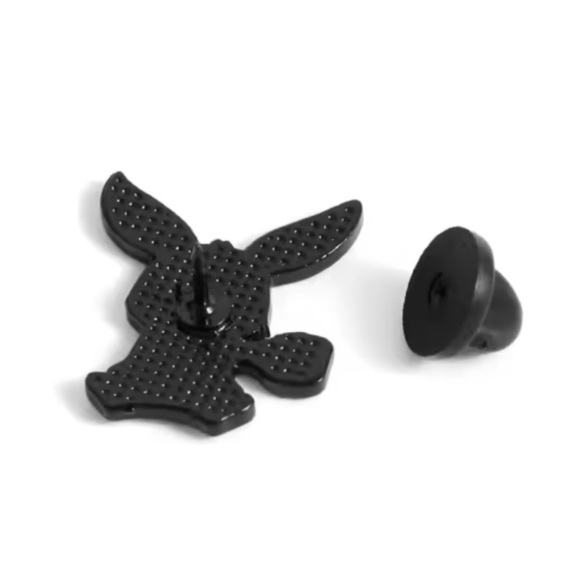 Cute & Funny White Rabbit Enamel Pin – Coffee Lover Brooch - Picture 5 of 9